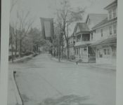 Looking north on main in front of the Fire House.