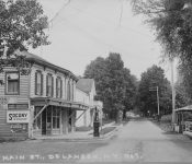 Main street by crossing looking south