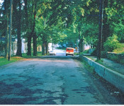 Looking South, standing in front of the current O'Connor house, we see Meyers, Shafer’s and White VanBuren Funeral Home M-14