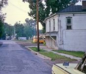 Old English's Market which was straddling the Normans Kill creek next to the current Post Office. The bus garage was where the current post office is located. M-26