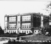 Duanesburg High School. Founded in 1958. Courtesy of the Duanesburg Historical Society,
