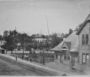 D&H train station looking west